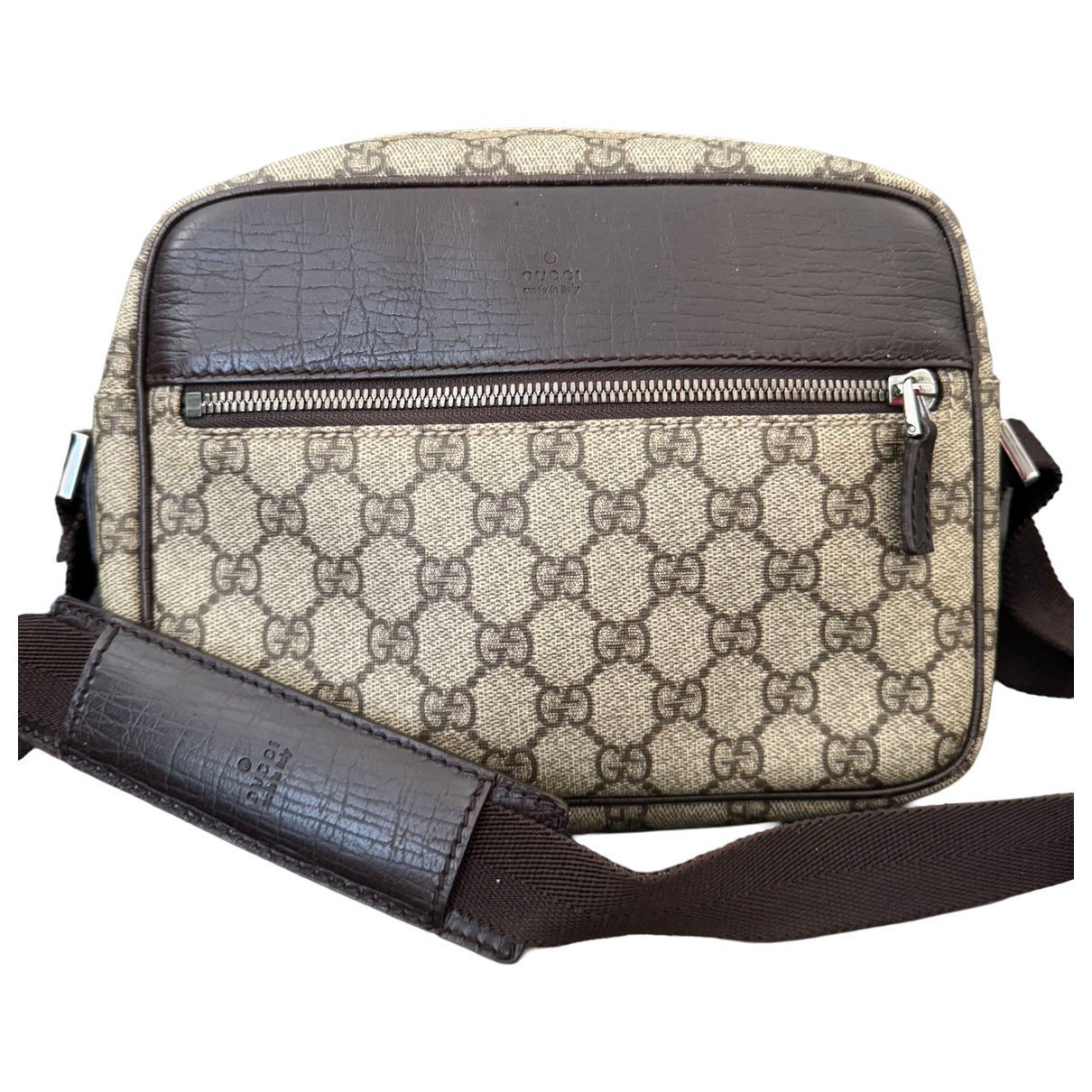 Leather crossbody bag