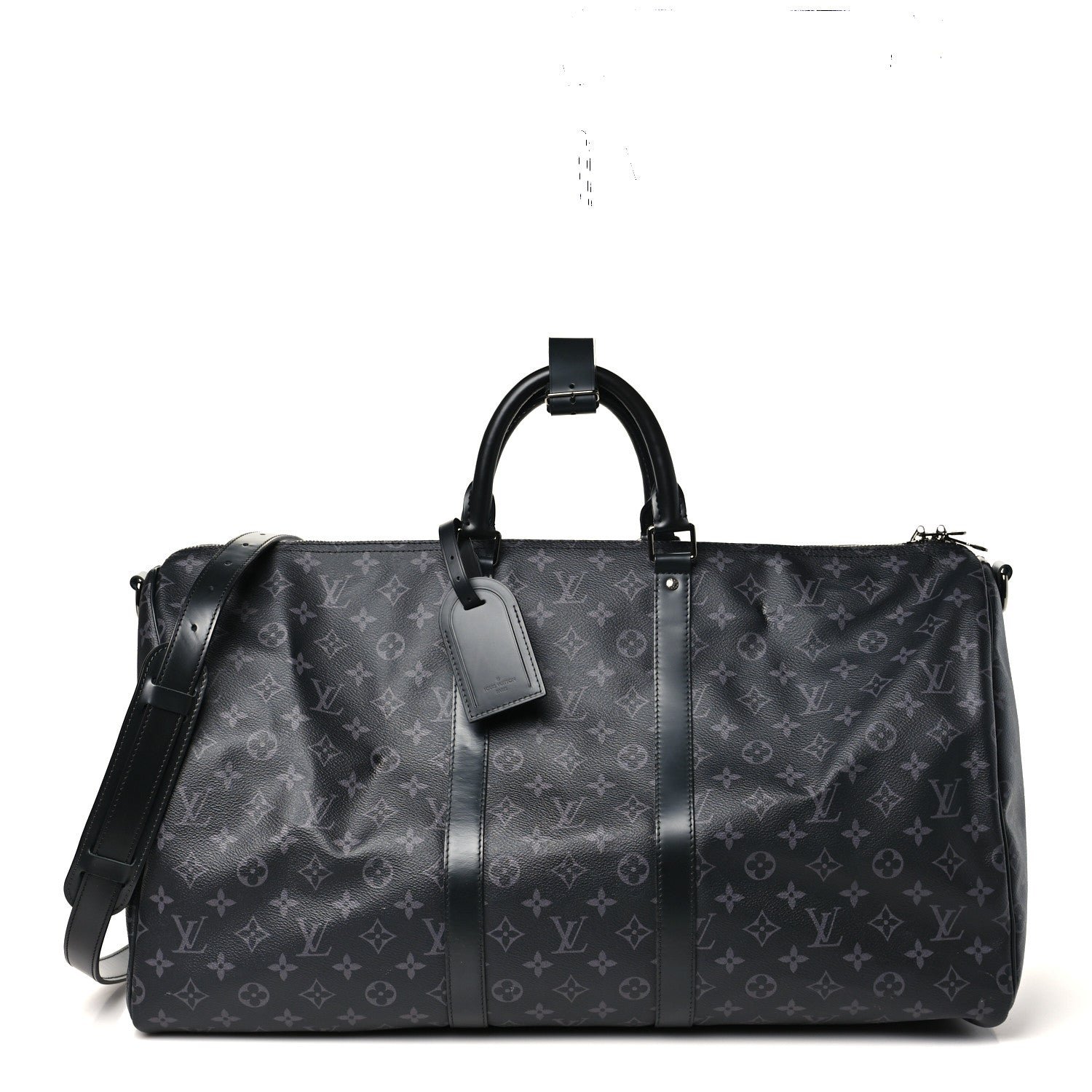 Louis Vuitton Monogram Eclipse Keepall Bandouliere 55