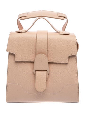 Leather Top Handle Bag