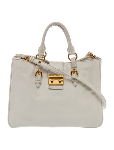 Leather Top Handle Bag