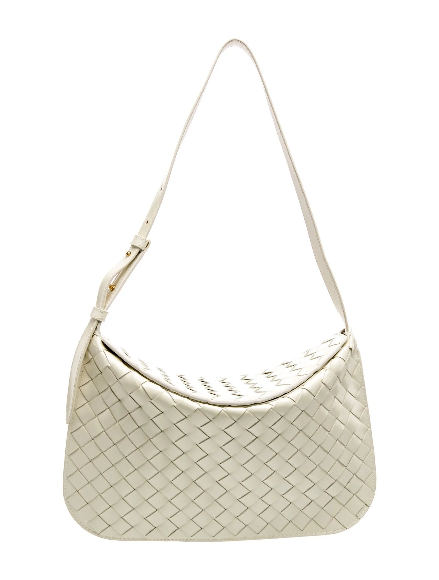 Intrecciato Cradle Fold-Over Small