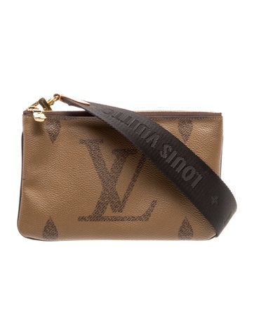 LV Monogram double zip pochete