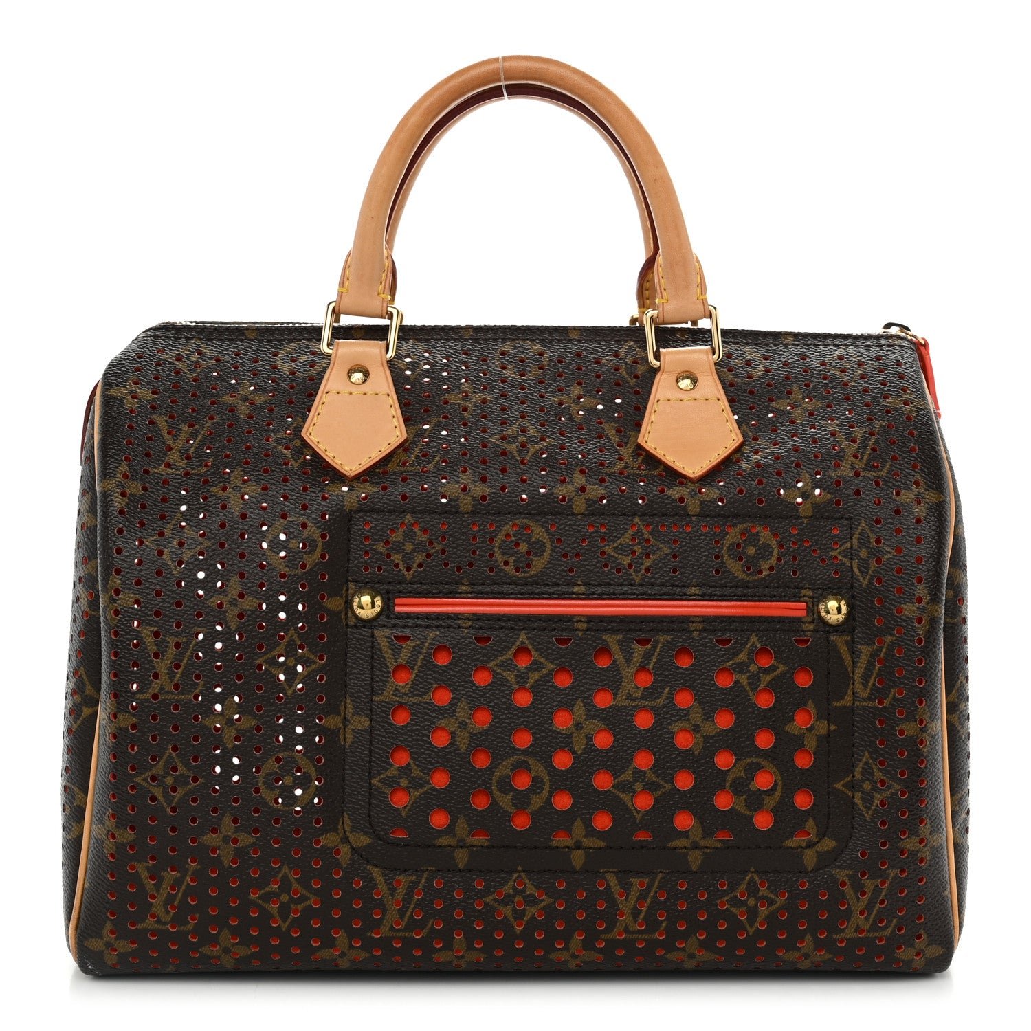 Louis Vuitton Monogram Perforated Speedy 30 Fuchsia
