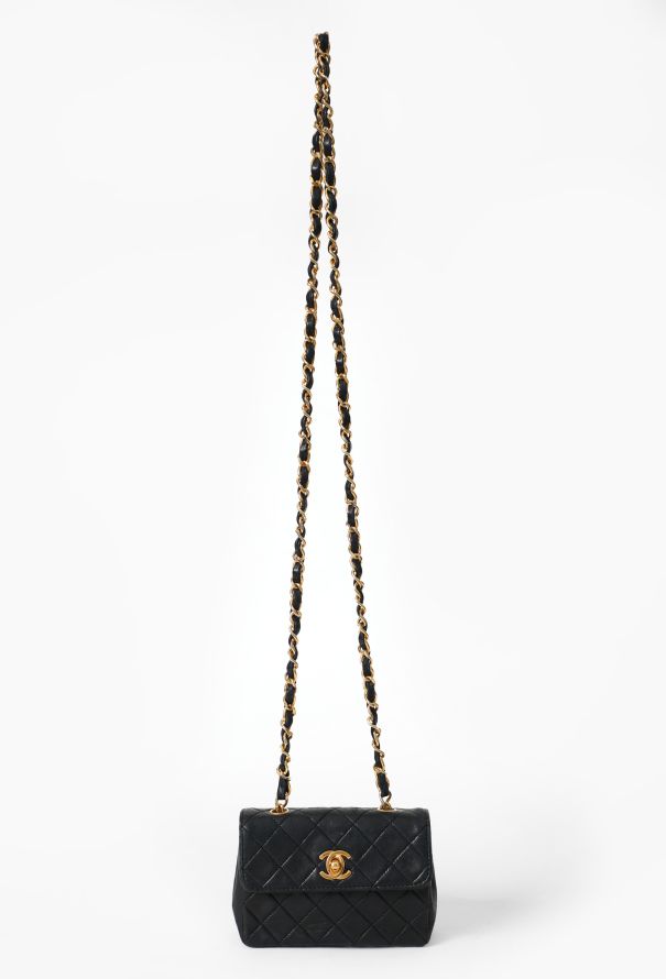 Chanel Vintage Mini Quilted Timeless Flap Bag