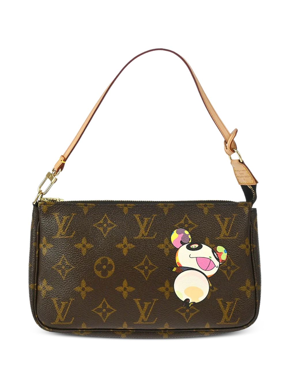 2004 Panda Monogram pochette accessories tote bag