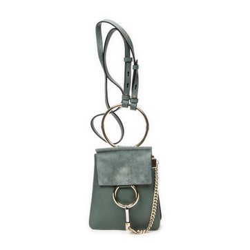 Chloe Leather Small Faye Bracelet Bag, Small