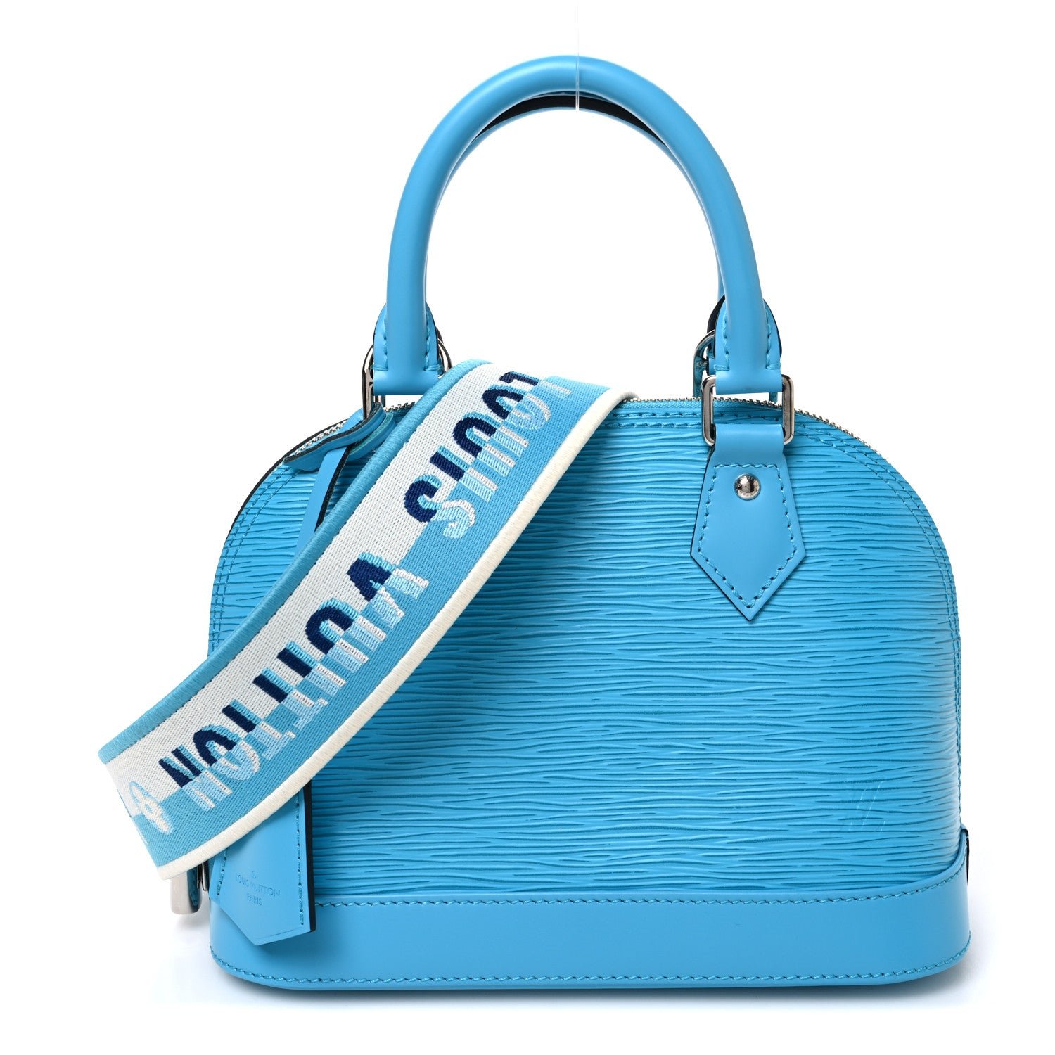 Louis Vuitton Epi Jacquard Alma BB Turquoise