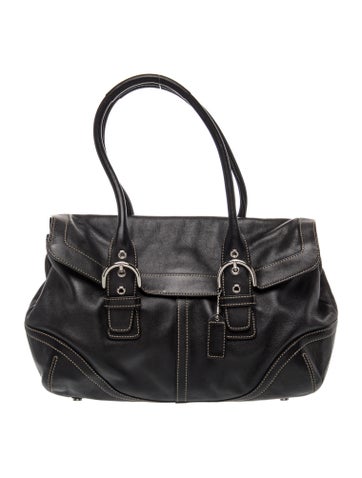 Leather Top Handle Bag
