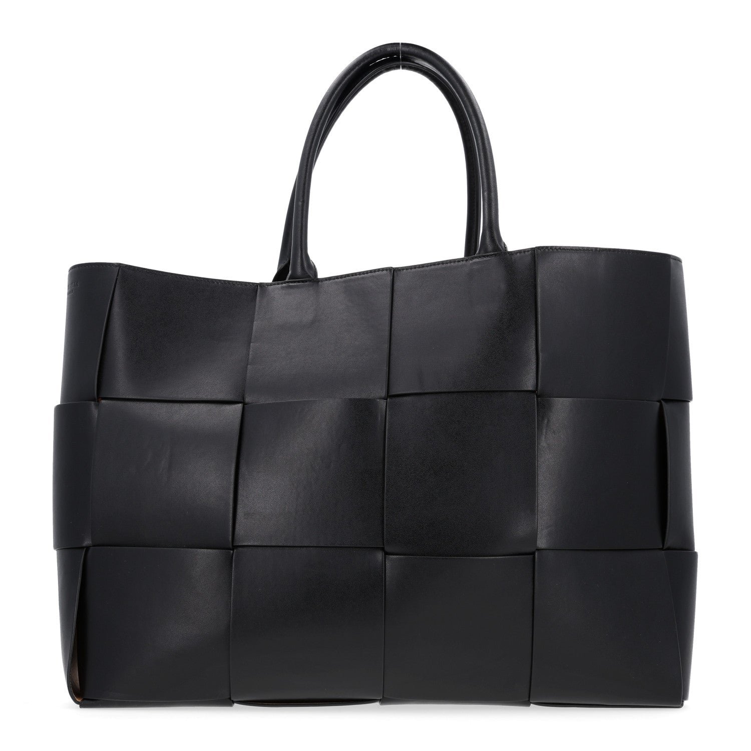 Bottega Veneta Nappa Maxi Intrecciato Large Arco Tote Black