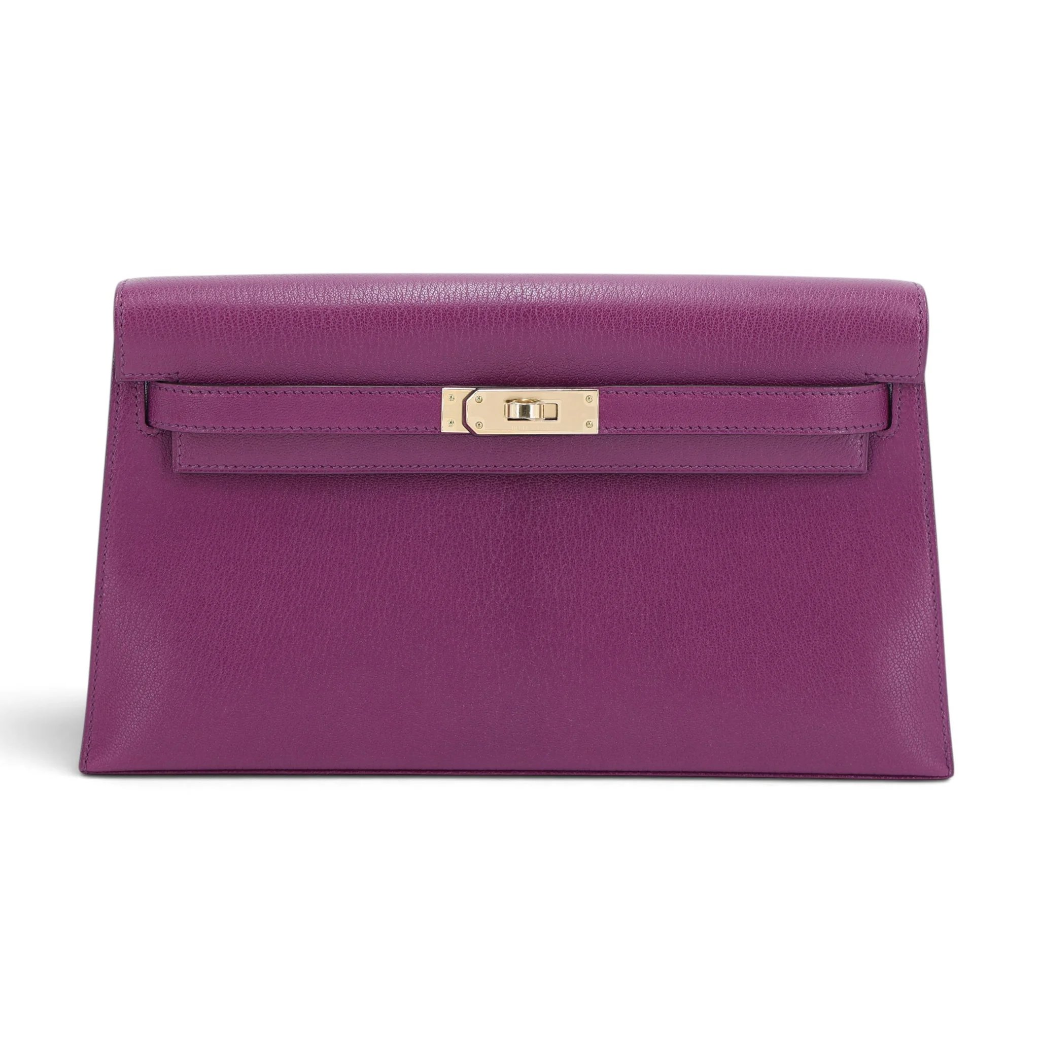 Unused ( Rank NS ) HERMÈS Kelly Elan Anemone (P9) Chevre Permabrass hardware W (2024)