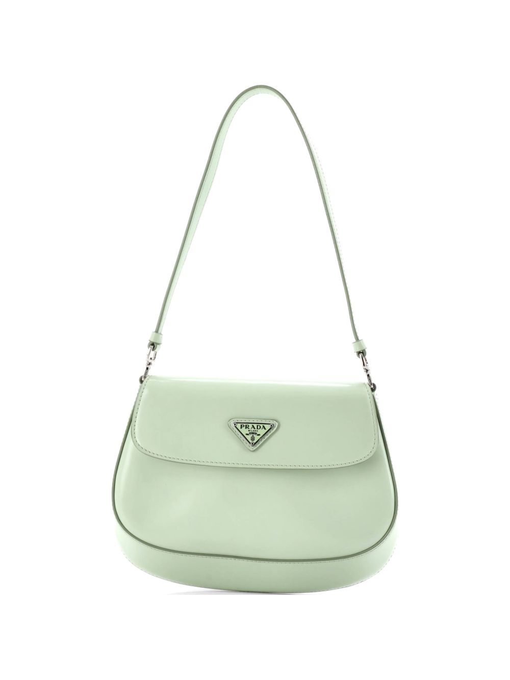Cleo Flap Shoulder Bag Spazzolato Leather Small hobo bag