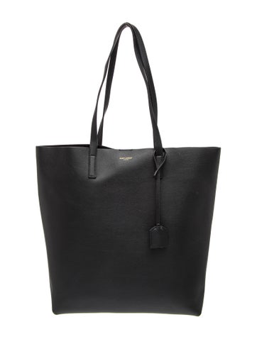 Leather Shopping Tote North South