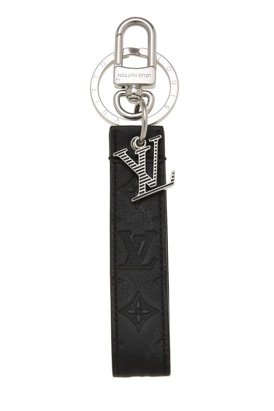 Black Monogram Shadow Porte Cles Dragonne