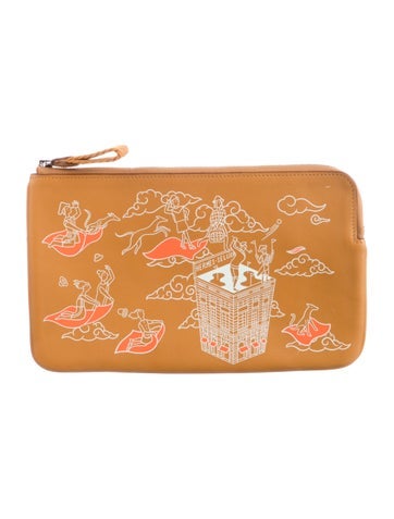 Swift 'L'Epopee d'Hermes' Carre Long Pouch