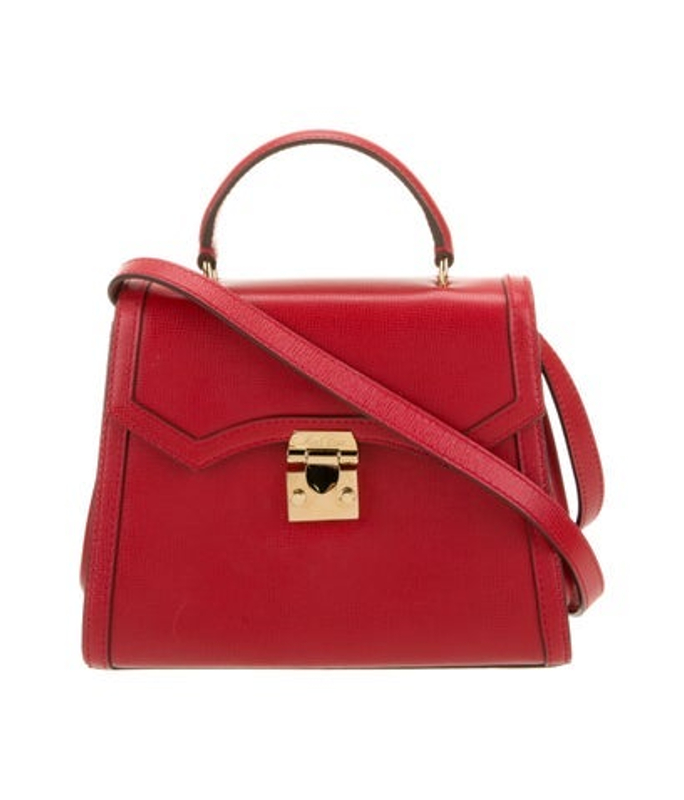 Mark Cross Cross Leather Top Handle Bag