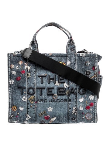 Denim Top Handle Bag