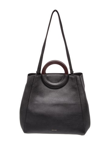 Leather Top Handle Bag