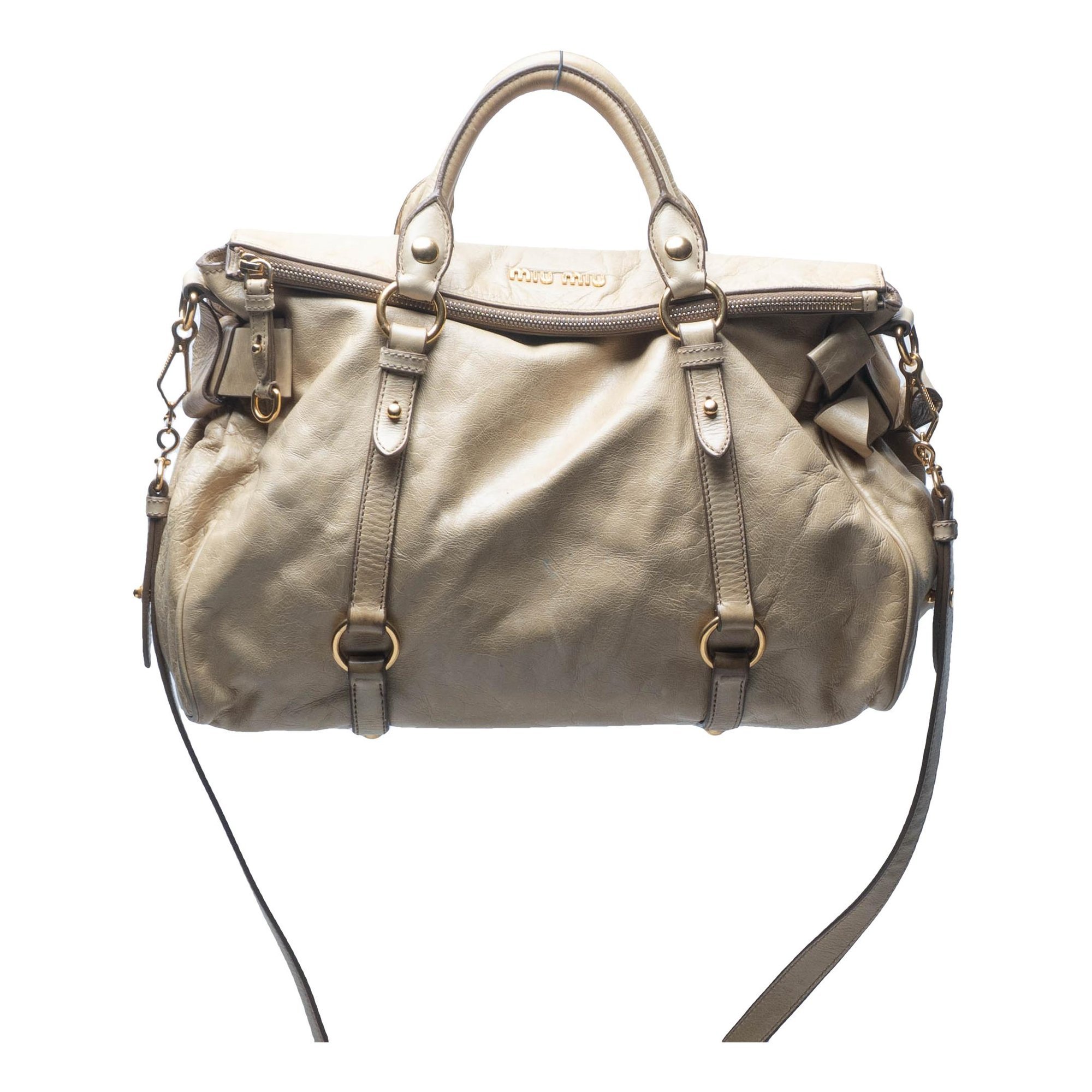 Miu Miu Vitello leather handbag