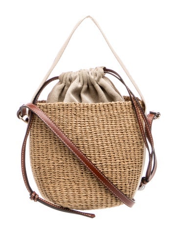 Raffia Bucket Bag