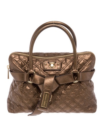 Leather Top Handle Bag