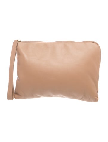 Mansur Gavriel Leather Clutch