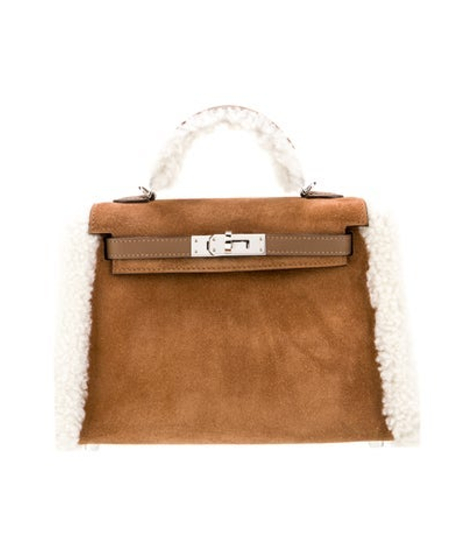 Hermes 2023 Grizzly Shearling Teddy Mini Kelly Ii 20