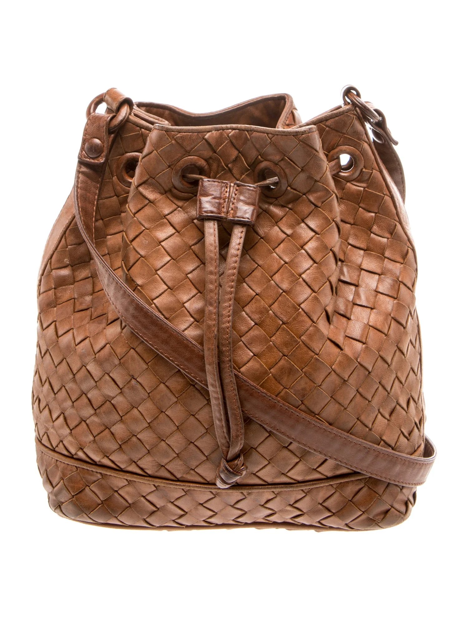 Intrecciato Crossbody Bag Vintage