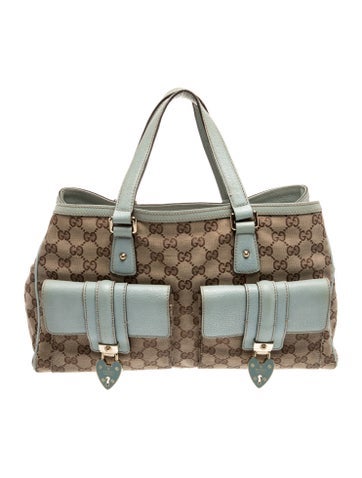 GG Canvas Top Handle Bag