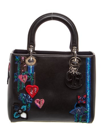 Leather Lady Dior Medium