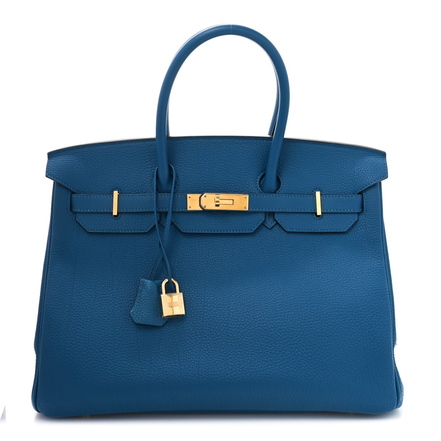 Hermes Togo Birkin 35 Bleu Izmir