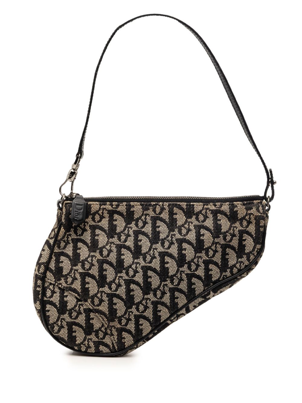 2002 Mini Diorissimo Canvas Saddle Pochette shoulder bag
