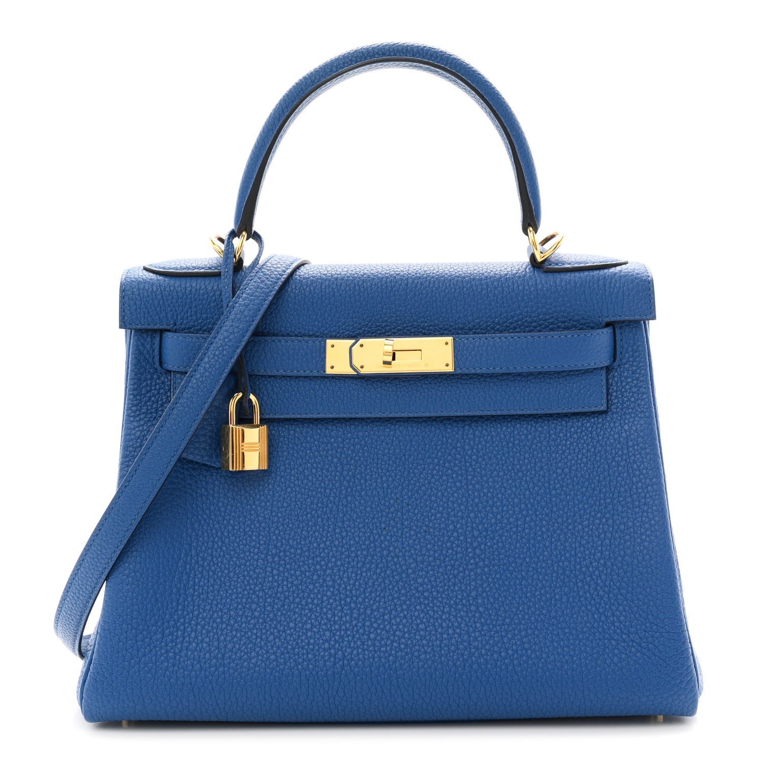 Hermes Togo Kelly Retourne 28 Bleu France