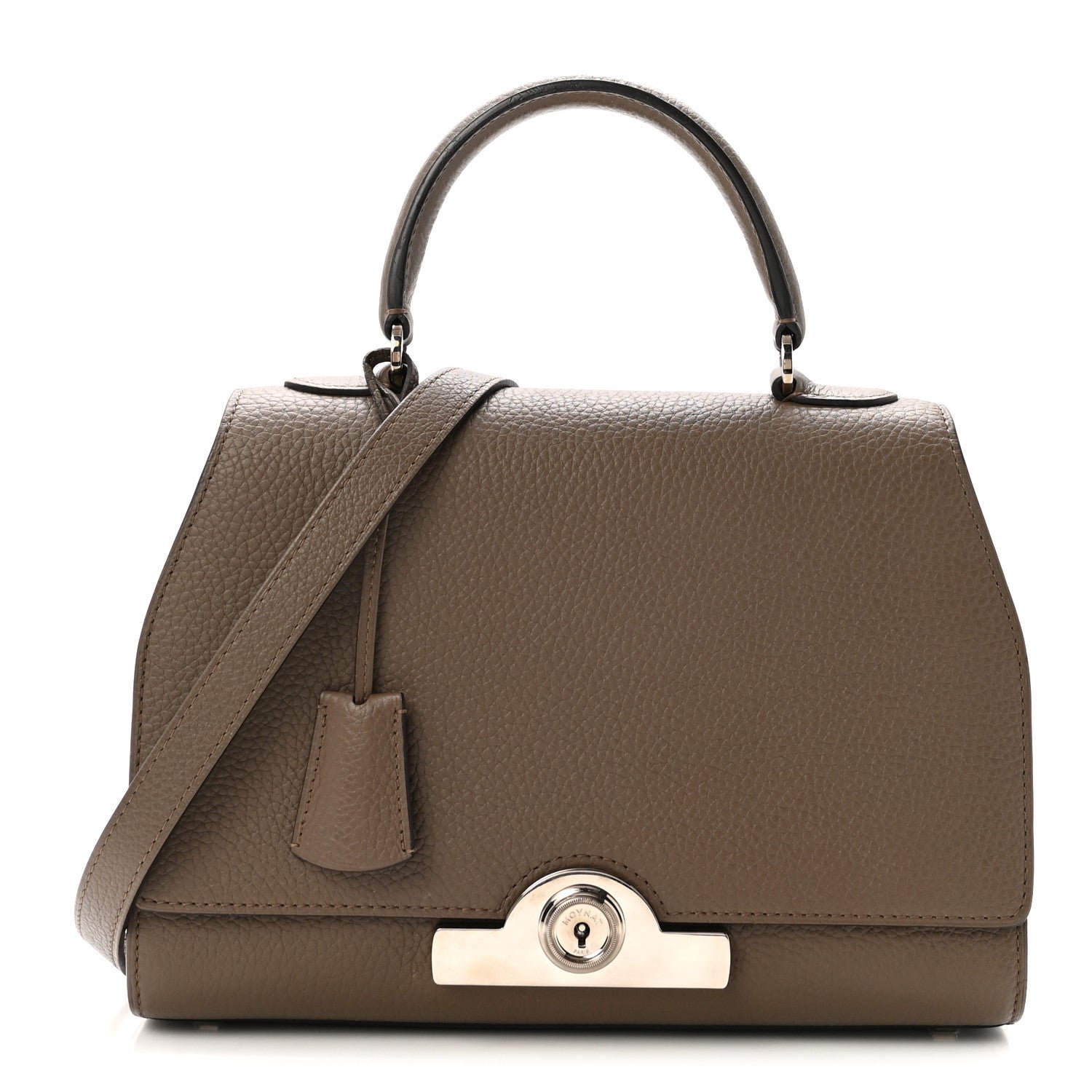 Moynat Taurillon Blush Rejane PM Taupe