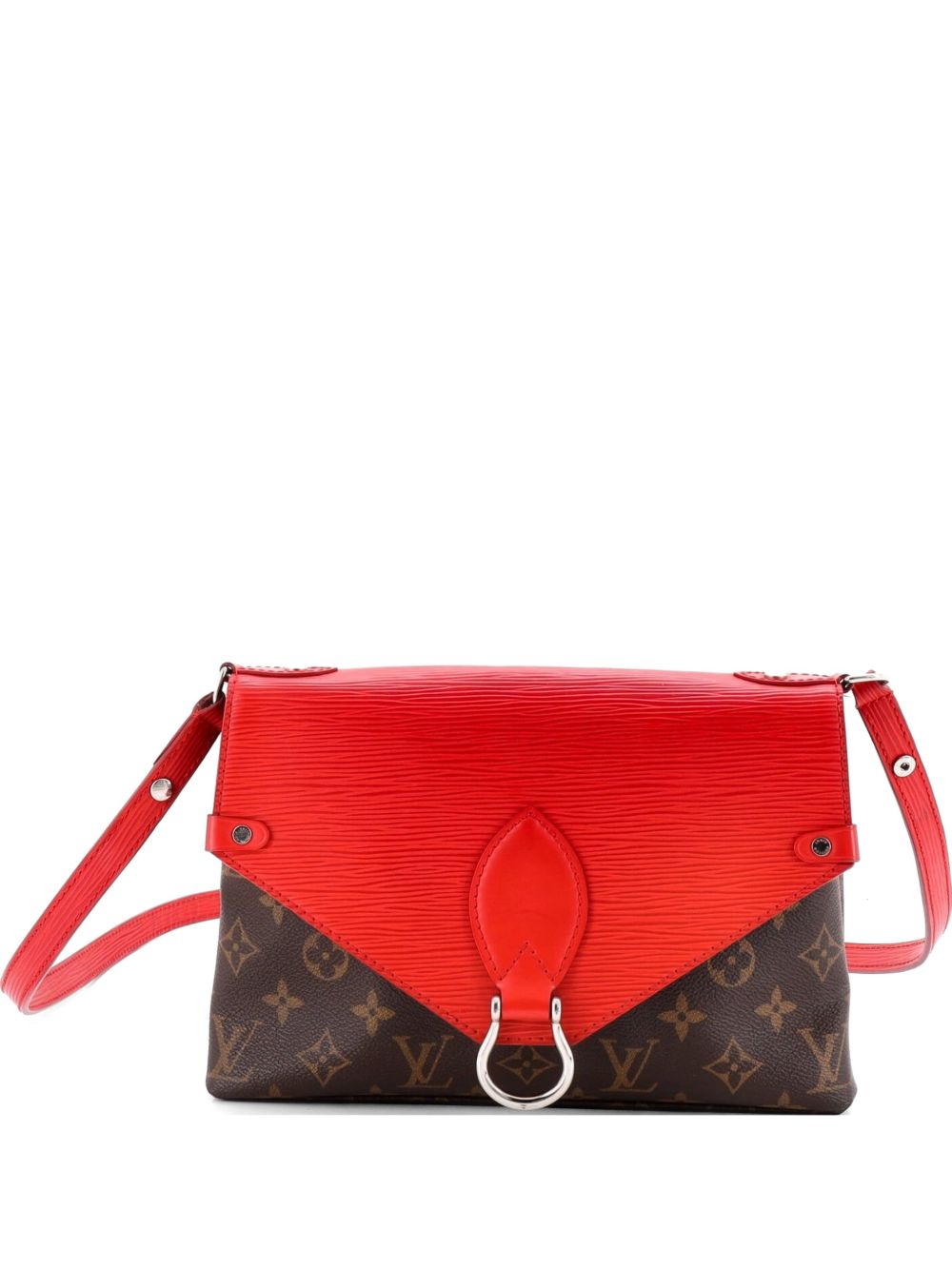 Saint Michel Handbag Monogram Canvas and Epi Leather shoulder bag