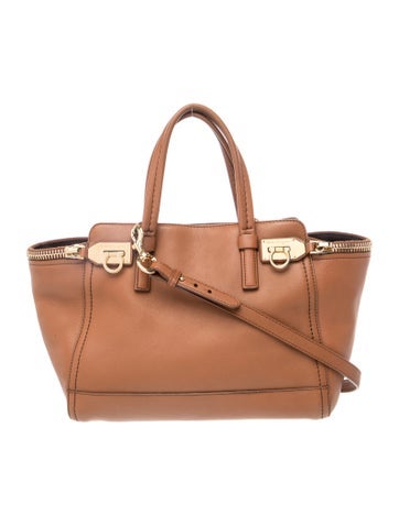 Leather Top Handle Bag