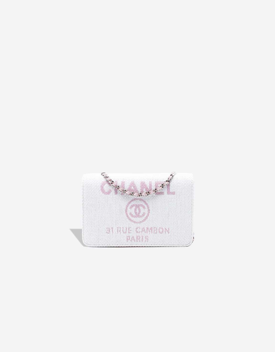 
		Deauville Wallet On Chain Canvas White / Lilac    