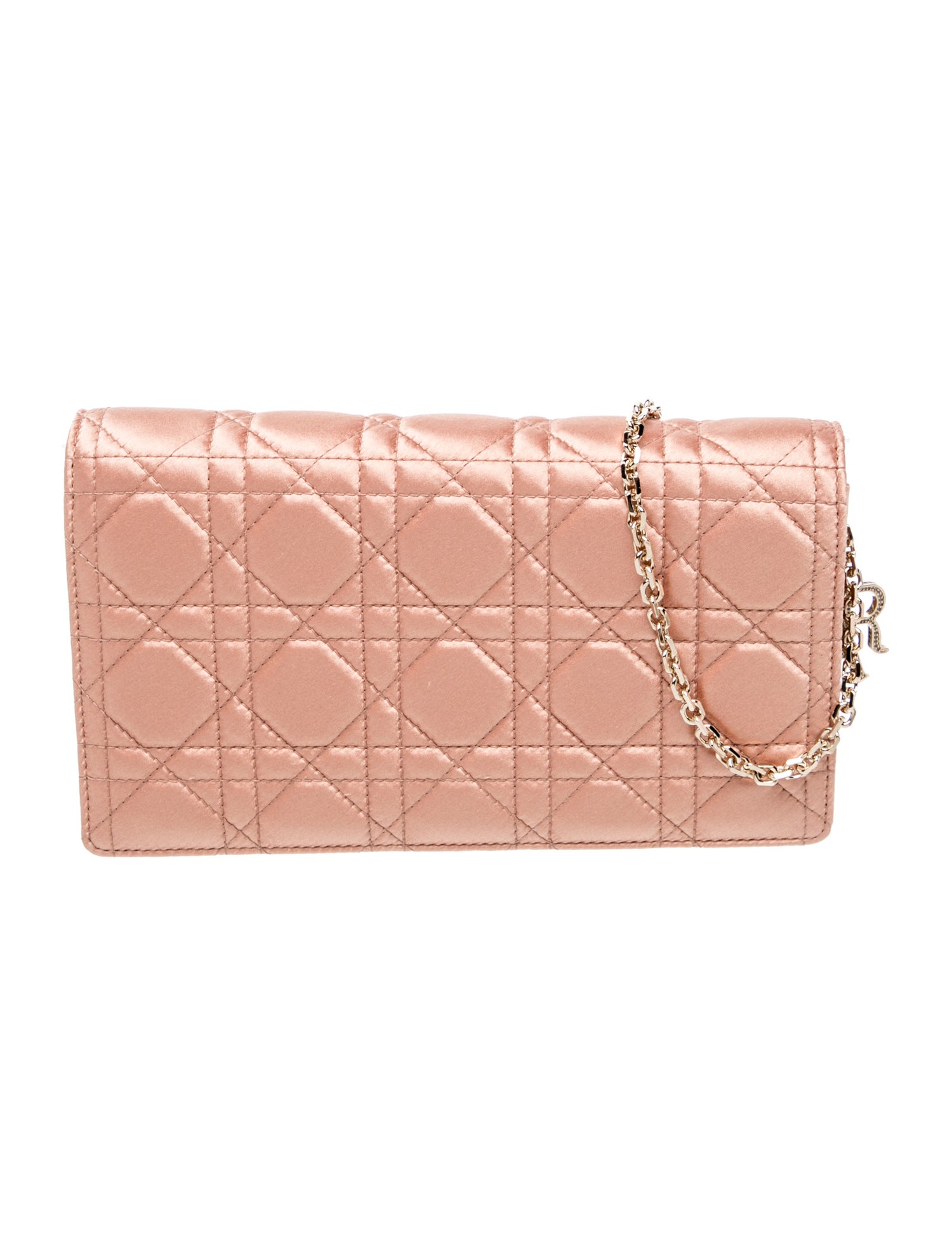 Dior Cannage Lady Dior Wallet On Chain