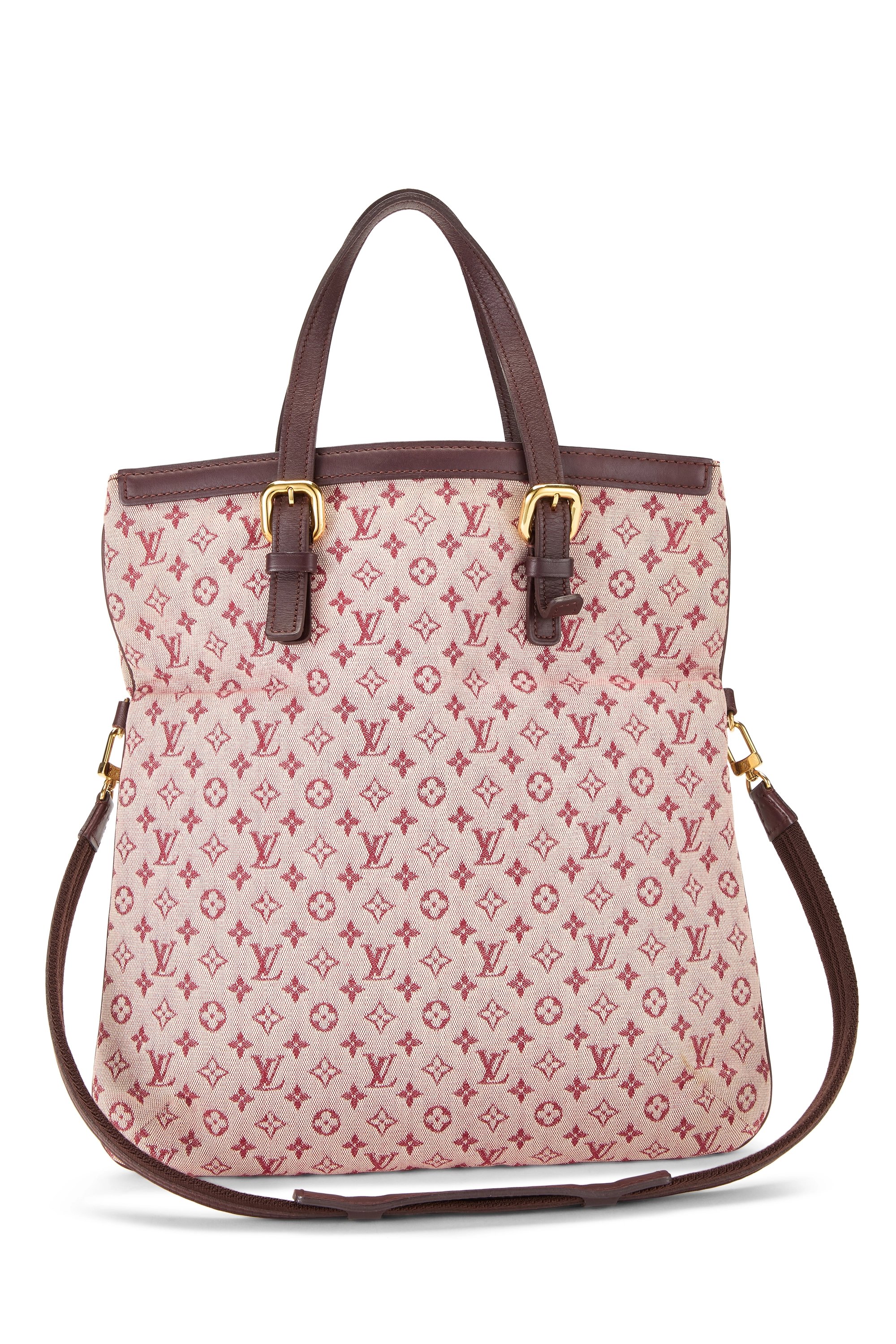Burgundy Monogram Mini Lin Francoise