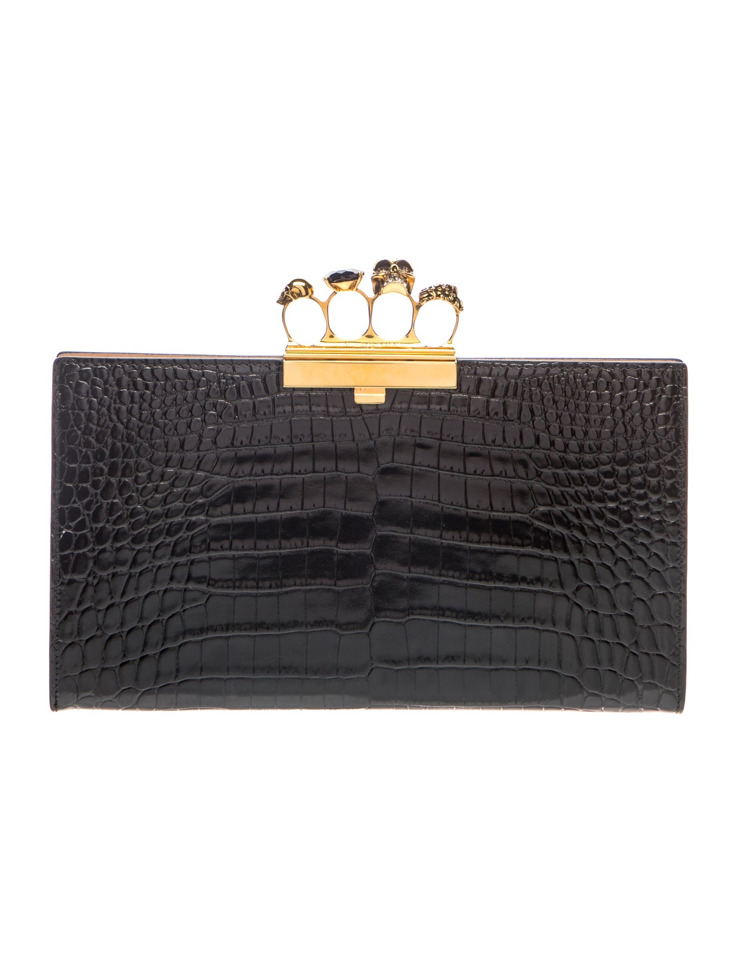 Skull Knuckle Flat Pouch XS