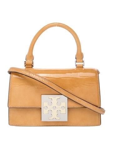 Patent Leather Top Handle Bag