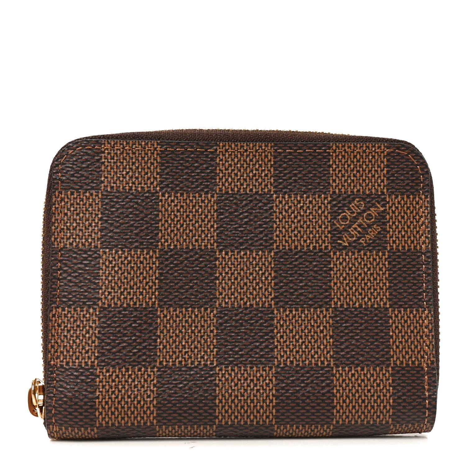 Louis Vuitton Damier Ebene Zippy Coin Purse Rose Ballerine