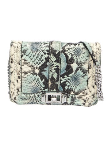 Embossed Leather Crossbody Bag