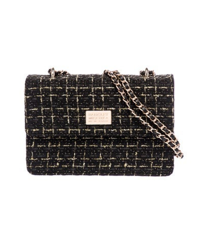 Badgley Mischka Mischka Tweed Shoulder Bag