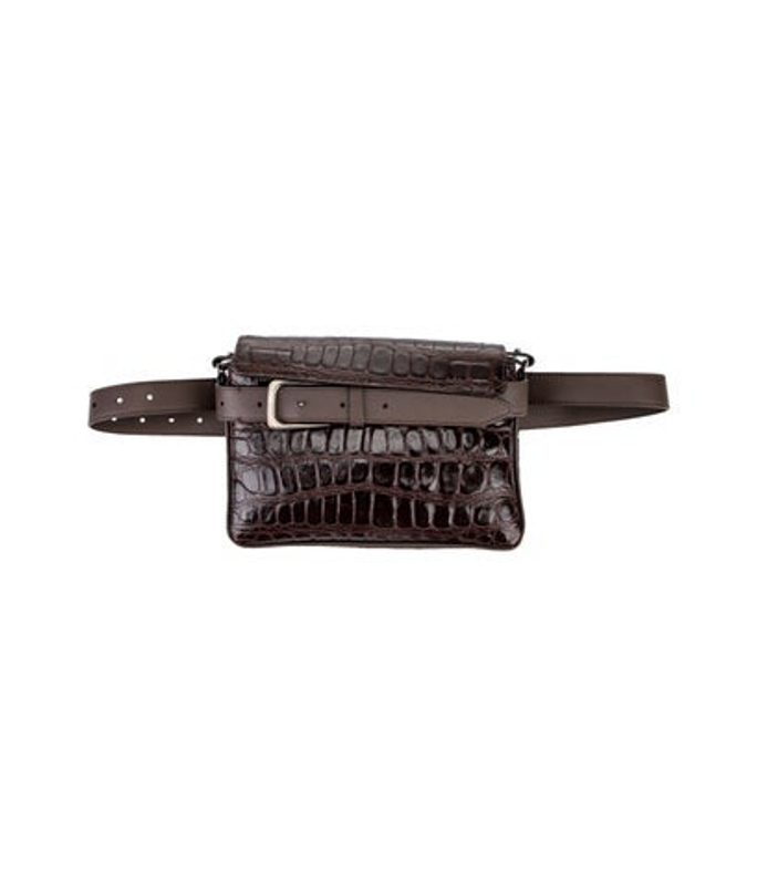 Brunello Cucinelli Cucinelli Embossed Leather Shoulder Bag