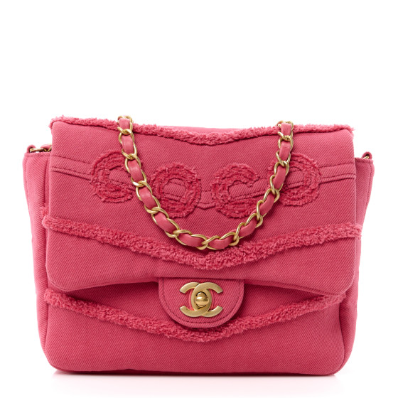 Chanel Denim Coco Flap Pink
