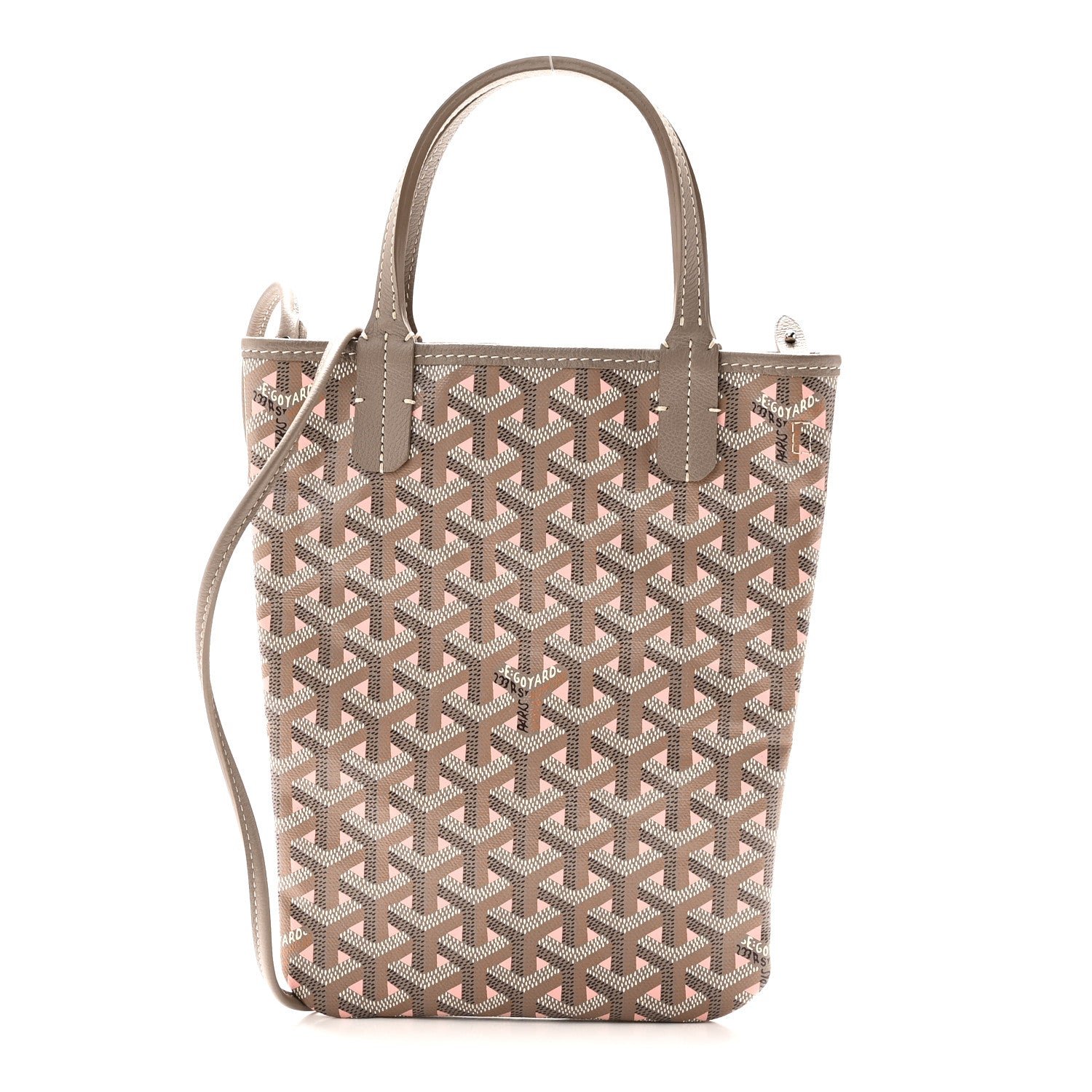 Goyard Goyardine Poitiers Claire Voie Tote Grege Powder Pink