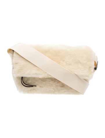Lamb Fur Top Handle Bag