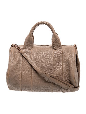 Leather Top Handle Bag