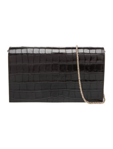 Embossed Leather Shoulder Bag