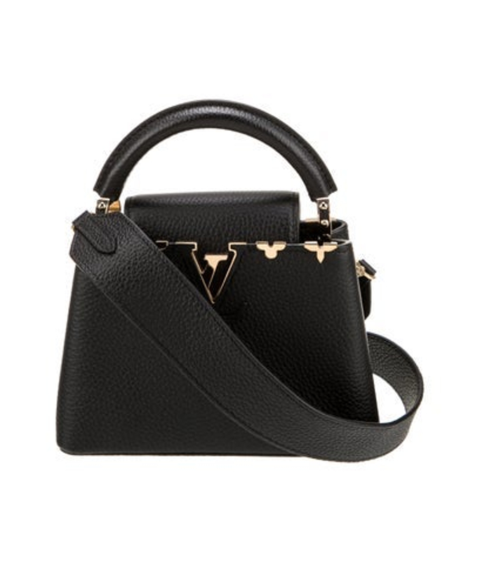 Louis Vuitton Vuitton Taurillon Leather Flower Crown Capucines Mini